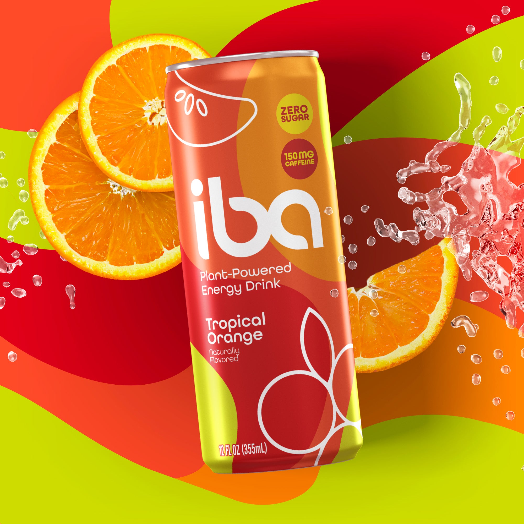 iba Energy Drink - Tropical Orange 12 Pack
